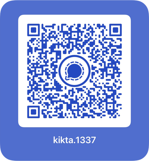 Signal QR code for kikta.1337